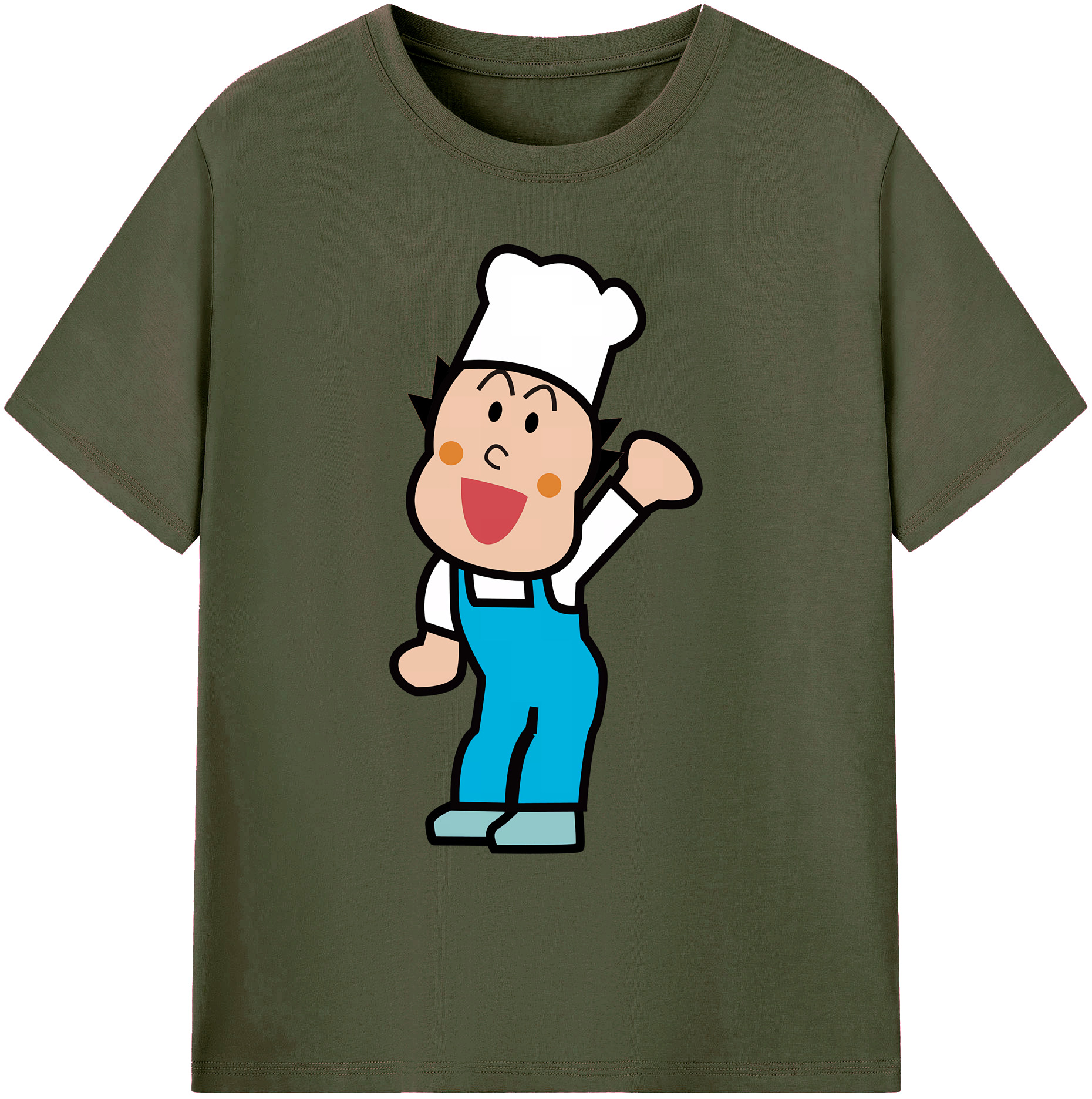 （画像用） アンパンマン Anpanman 綿100％ メンズ半袖Tシャツ｜肌触りやわらか＆通気性